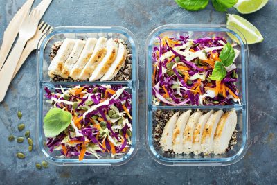 healthy meal prep with a Registered Dietitian