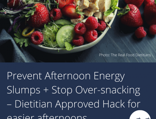 Prevent Afternoon Energy Slumps + Stop Over-snacking with this Food Hack